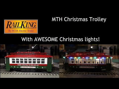 MTH Review - Christmas Bump-n-Go Trolley 30-5200 2022