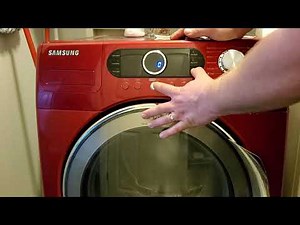 Samsung washer VRT Silver Care diagnostic mode.