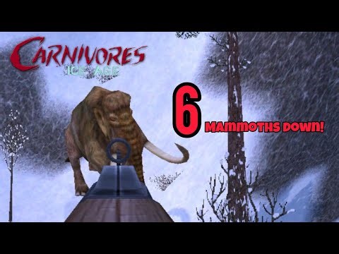 6 MAMMOTHS HUNTED WITH JUST A RIFLE?! 😳 | Carnivores Ice Age (Mcrath Island)