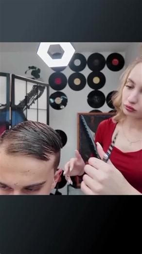ASMR Hairplay of Excellence — Female Barber Salon Haircut