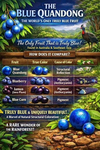 World's Only True Blue Fruit