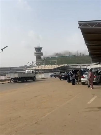 Breaking:Nigeria's flagship MURTALA. MUHAMMED INTERNATIONAL AIRPORT on fire... | PressExpress Nigeria