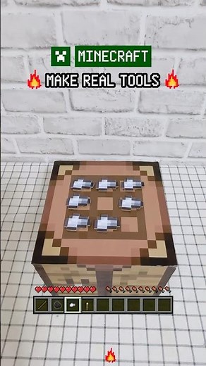 DIY Minecraft torch🔥How to make Minecraft torch light #minecraft #diy #shorts #craft #papercraft
