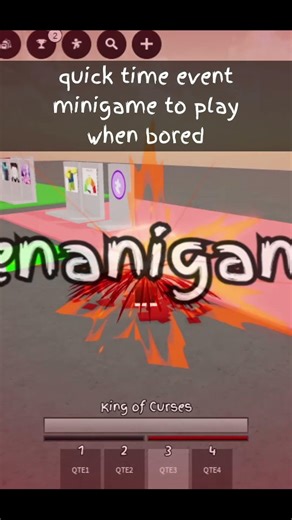QUICK TIME EVENT MINIGAME #roblox #jjkgame #jujutsushenanigans #jjs #minigame #jujutsukaisen #jjk