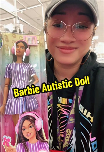 Got the Viral Barbie Autistic Doll for my baby girl and I’m loving her so much especially because she has an AAC Device like my daughter 💕 #barbie #autism #autistic #inclusion #fyp @mattel @barbie @target