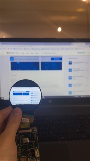 Small screen. Big possibilities.Mini HDMI display 👌 #arduino #diy #pc #tech #polrengineering #cool