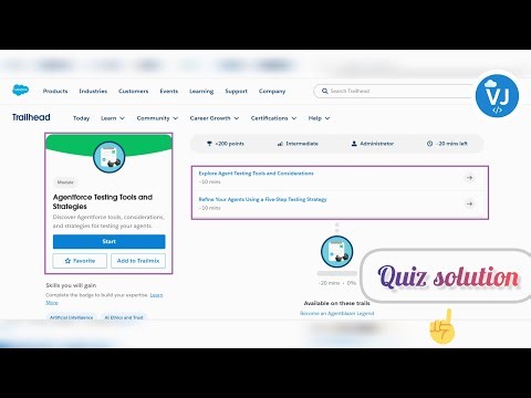 Salesforce Agentforce | Testing Tools and Strategies | Trailhead Module