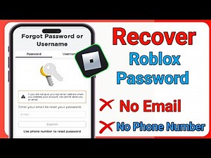 How To Reset Your Roblox Password Without Email (2024) - Get Your Roblox Account Back