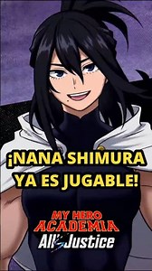 ¡Nana Shimura ya llegó a My Hero Academia: All’s Justice!