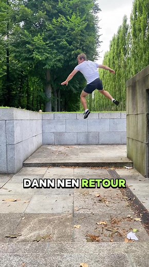 "einfach nur durchziehen und festhalten" 😄 #parkour #training #freer...