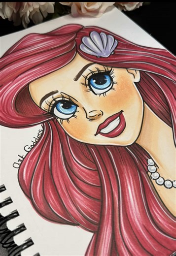 Creative Drawing Ideas Inspired by Ariel from The Little Mermaid