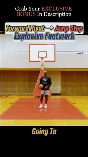 Youth Basketball Pivot Drill: Forward Pivot → Jump Stop (Explosive Footwork)