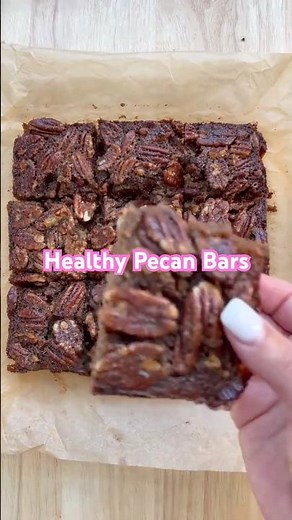 Healthy Pecan Bars