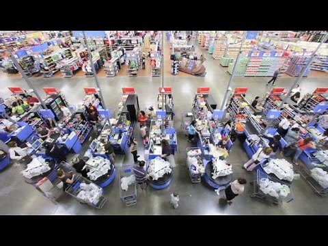 Time-lapse: A day at a Walmart store