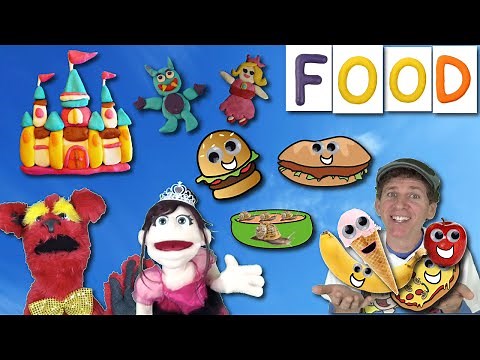 Monsters and Princesses Food Song | Hamburgers and Sandwiches | Learn With Matt English Kids