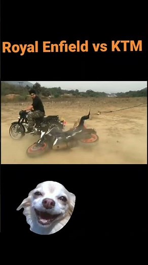 Bullet VS Ktm 🔥🔥🖤🤣 || bullet lovers like it♥️ || #shorts