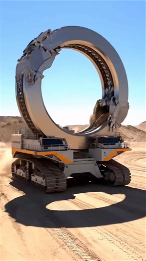 The "Ring Master" Excavator: Is This the Future of Desert Mining? ⭕🏜️