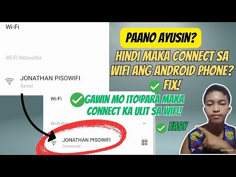 PAANO AYUSIN ANG WIFI CONNECTION SA CELLPHONE| paano ayusin ang wifi na walang signal