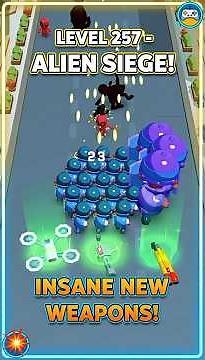 LEVEL 257: UNLOCKING THE MOST INSANE WEAPONS! 🚀 (Alien Siege Gameplay) #shorts #foryou #viral