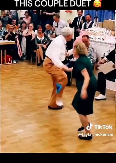 Old Couple Ballroom Dance Duet