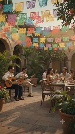 Mexican Golden Hour Cantina 🇲🇽 Latin Lounge #shorts