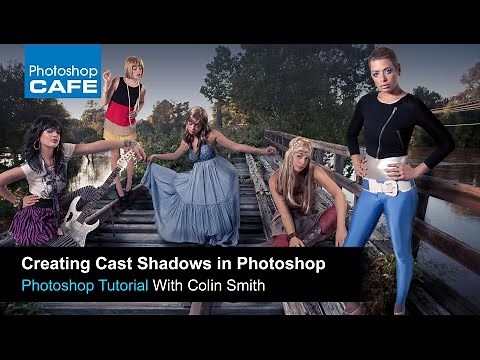 How to make realistic shadows in Photoshop to put a person in an environment