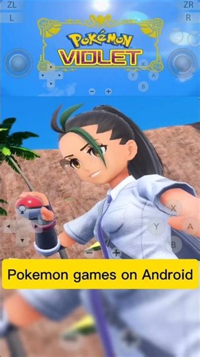 60FPS Pokémon Violet on Android 🚀 Is This Real?! #shorts # shortvideo #short #pokemon