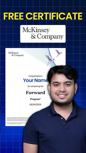 McKinsey FREE Online Certificate | 🔥Data Analyst Students 🚨 | Don’t Miss This