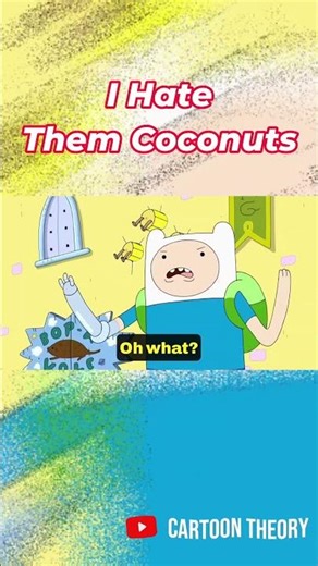 Finn HATES These Coconuts 😂 Fern Ruins His Birthday | Adventure Time #shorts