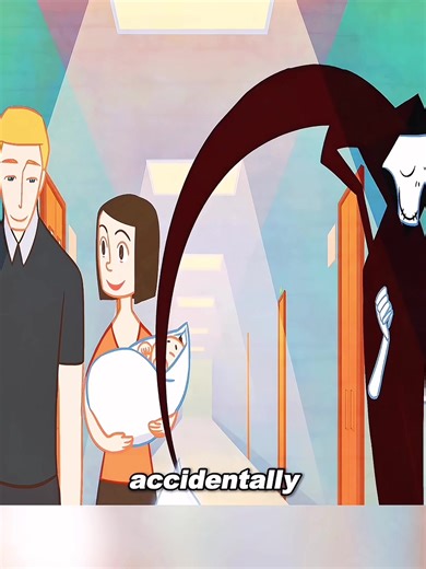 The Grim Reaper Cartoon and Semeru Eruption Impact