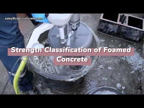 Strength Classification of Foamed Concrete？