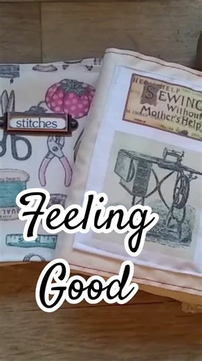 Needle Book Flip thru Sewing project. Perfect gift for friends and family