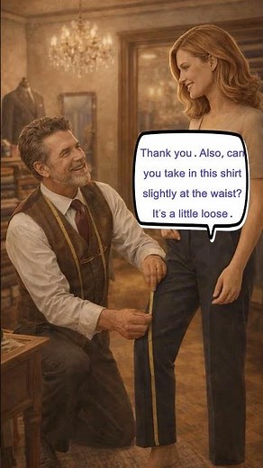 Real English Conversation | At the Tailor's