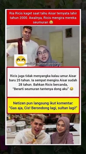 Ria Ricis Kaget Tahu Umur Aisar! Ternyata Baru 25 Tahun 😂