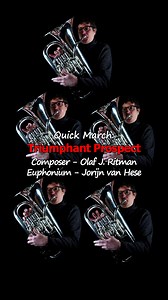 Goedemiddag allemaal, ik wilde deze prachtige Quick March van Olaf Ritman met u delen. Veel plezier! Ook op Spotify: https://open.spotify.com/track/7auImbZ2nEnxcsfR6ibxIU?si=792deb2cfccb42a8 Fijn weekend allemaal! Quick March: Triumphant Prospect Composer - Olaf J. Ritman Euphonium - Jorijn van Hese © 2019 Salvationis Publishing & Supplies #euphonium #music #brass #Saturday #saturdayvibes #lowbrass #trumpet #trombone #tuba #salvationarmy #hymn #classical #windband #marchingband #fanfare #brassba
