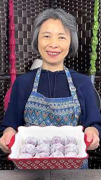 紫薯芋泥麻薯/Purple Sweet Potato Mochi Filled with Taro Paste #療癒甜點 #親子食譜 #mochi #asianfood #dessert #好食宜居