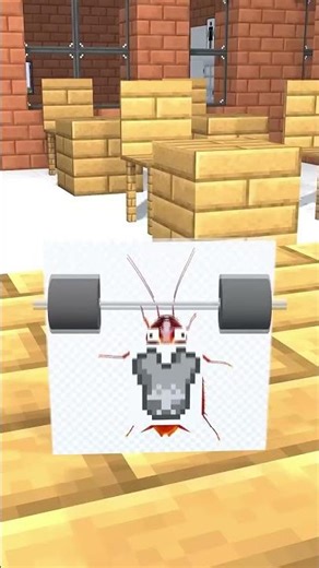 Unstoppable Cockroach meet Herobrine Animation meme #shorts