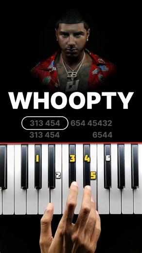 "WHOOPTY - CJ" EASIEST PIANO TUTORIAL