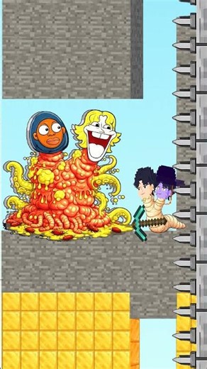 Help Jinu! 😱 vs 61 MEME in NEW Roblox Mining Challenge