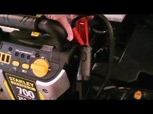 STANLEY FATMAX J7CS Portable Power Station Jump Starter 700 Peak Amp Battery Booster, 120 PSI