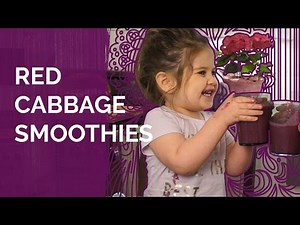 Healthy Recipes for Kids: Superfood Smoothies using Berries & Red Cabbage