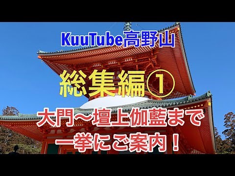 [KuuTube Mount Koya Highlights Part 1] A guide from the Daimon Gate to Danjo Garan!