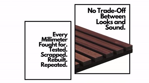 RT60X Pro Soundproofing Wall Panels - 4 Pack 24"x24"x1" | Acoustic Wood Tiles for Recording Studio & Gaming Room | Fire-Retardant, UV-Coated, Sound Dampening Acoustical Treatments