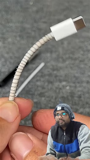 How to protect charger cable #diy #hacks #tricks