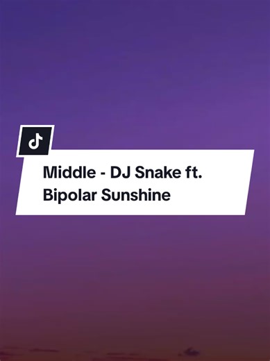Middle - DJ Snake ft. Bipolar Sunshine (Mmsub)