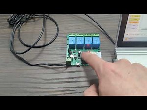 MHCOZY 4 Kanal Relais Schalter mit Zigbee Ansteuerung durch Deconz und Node-Red