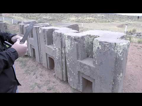 Puma Punku, Bolivia - Measurements of H blocks