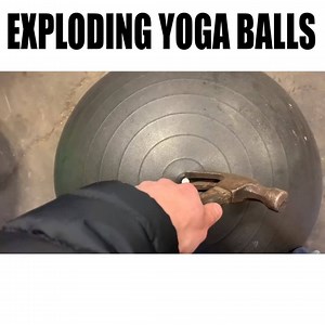 EXPLODING YOGA BALLS 😲 | Waterjet Channel