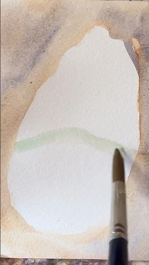 Primeras manchas | acuarela en proceso