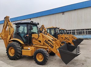 [Hot Item] Shantui Brand New 8200kg/75kw Backhoe Loader Sbh388 with 1m3 Bucket